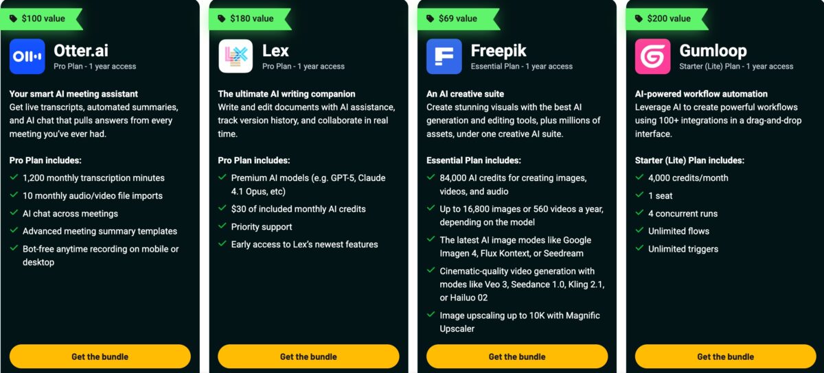 Appsumo bundle pricing plans