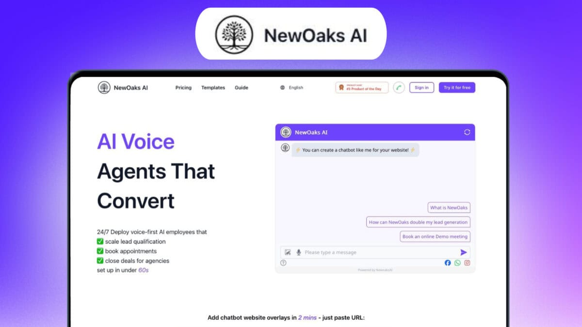 Newoaks ai featured image