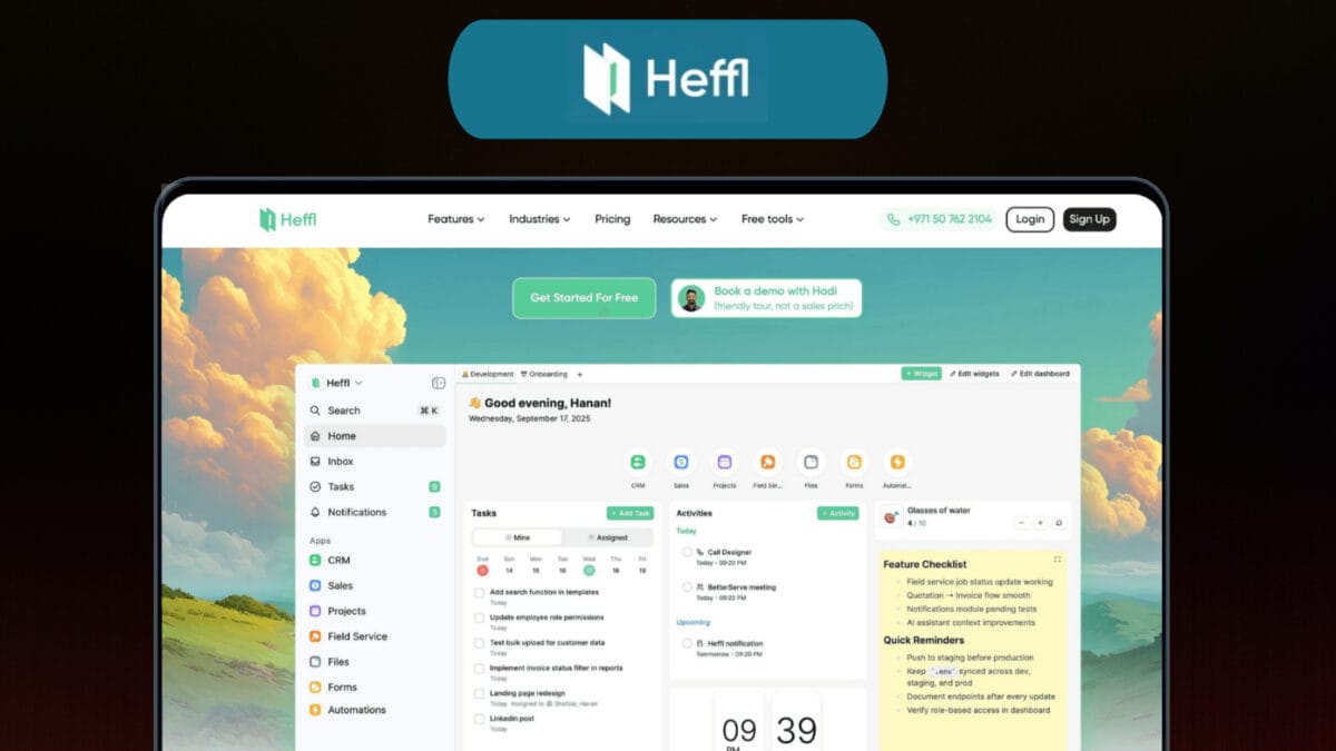 Heffl Lifetime Deal | Field Service + Project Management