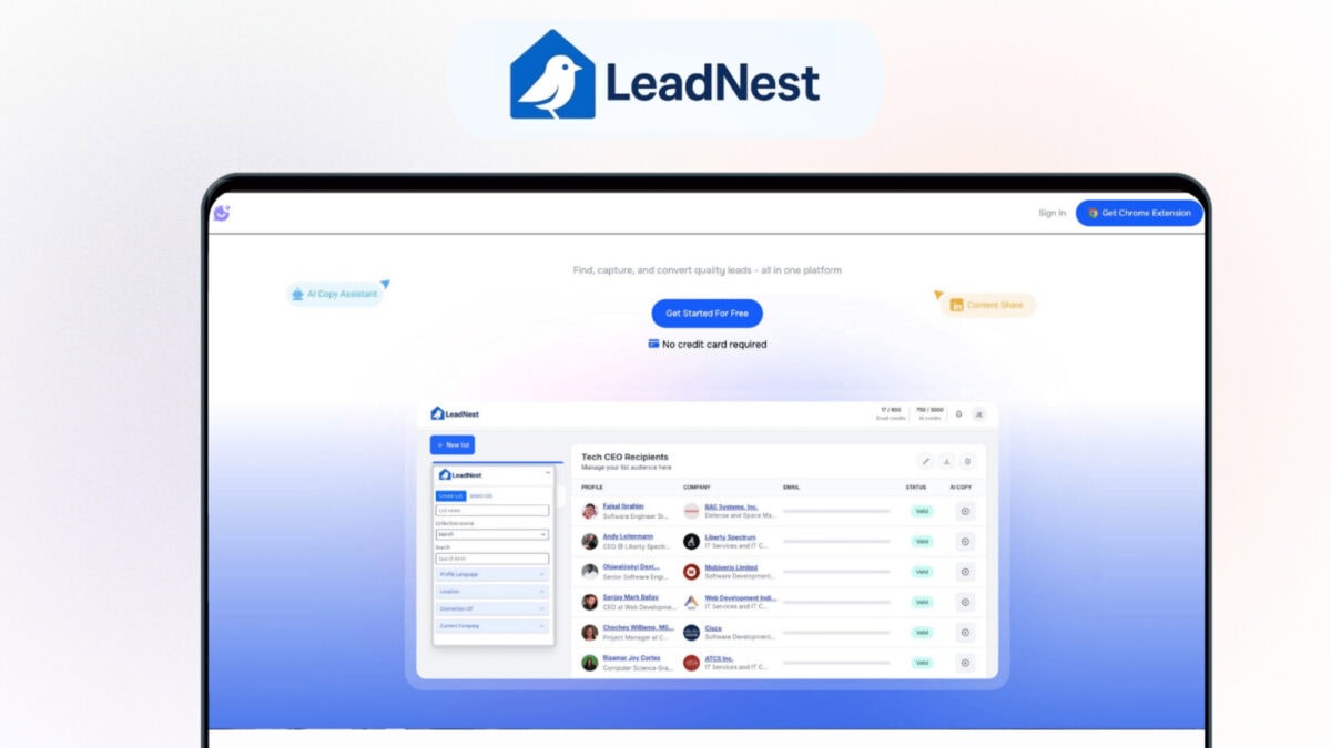 Leadnest lifetimo featured image