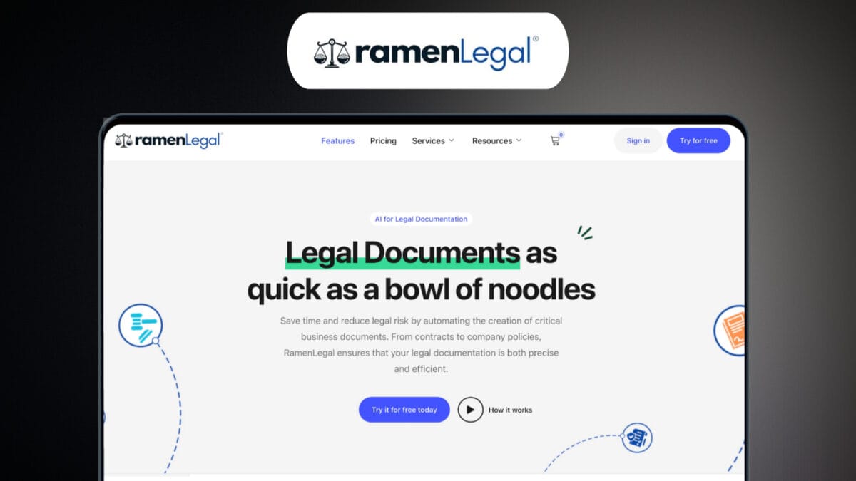 RamenLegal Lifetime Deal | AI Review & E-sign