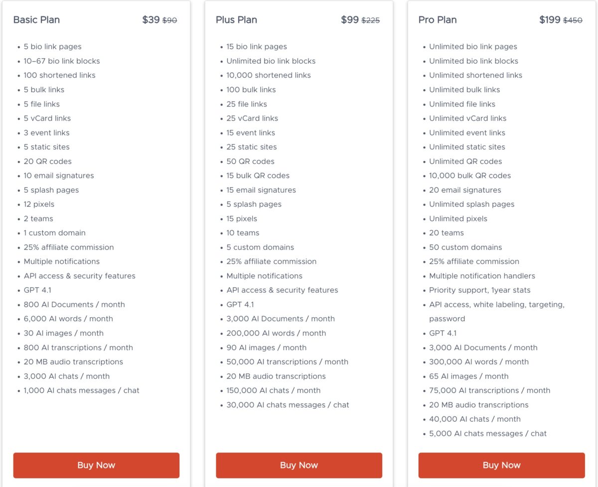 Tavdo lifetime deal pricing plans