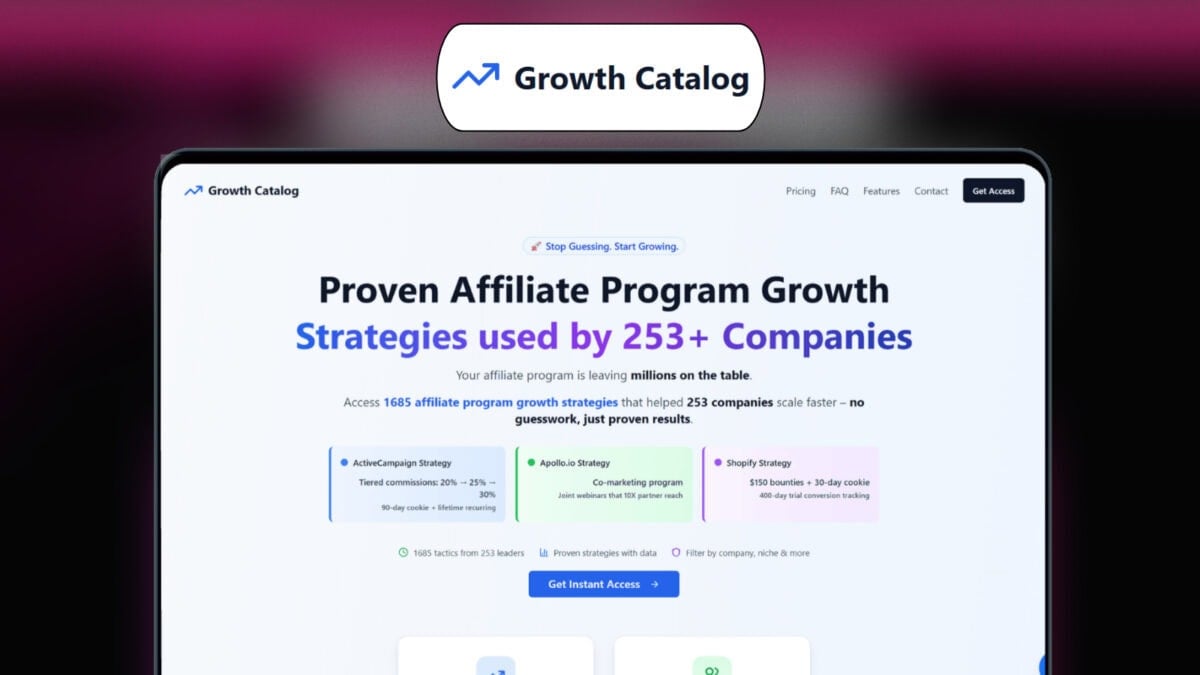 Affiliate Growth Vault Lifetime Deal Image