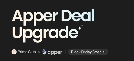 Apper Upgrade Black Friday Deal