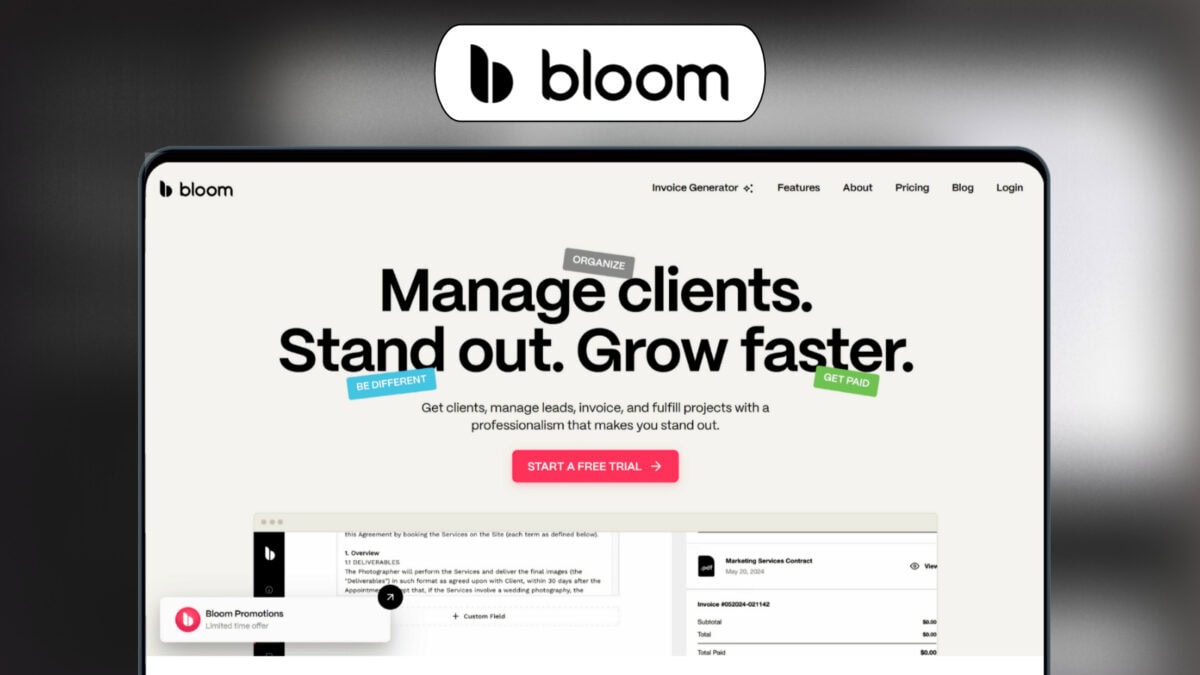 Bloom Lifetime Deal Image
