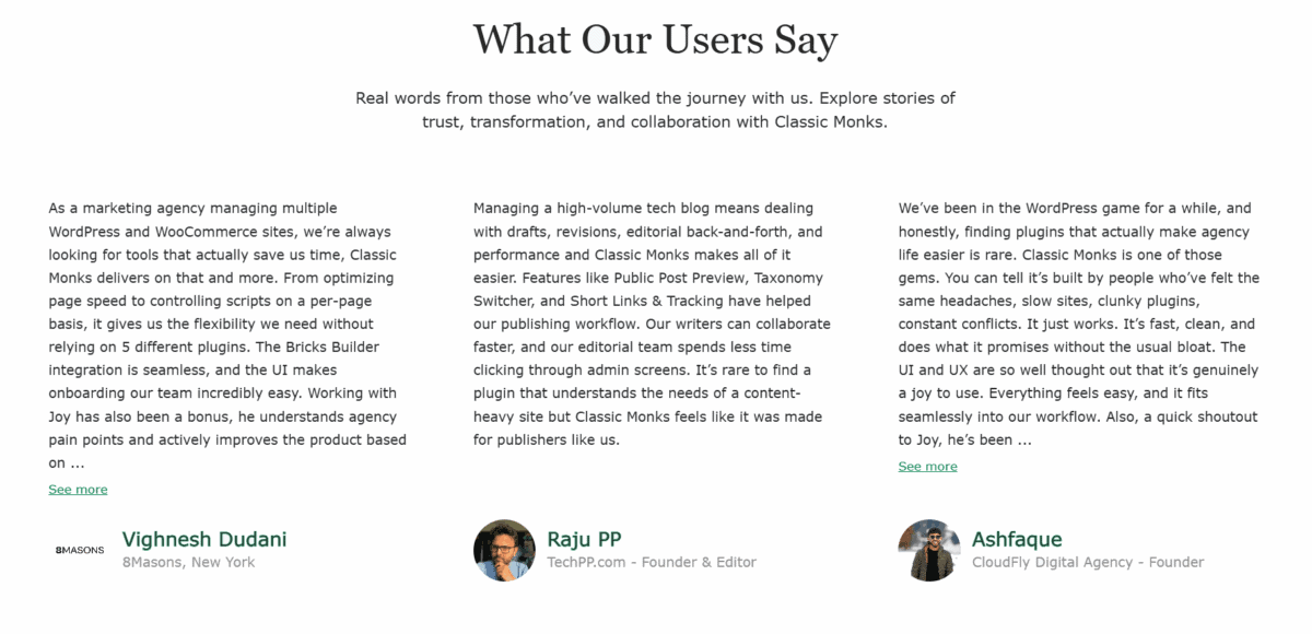 Classic Monks Lifetime Deal Image II