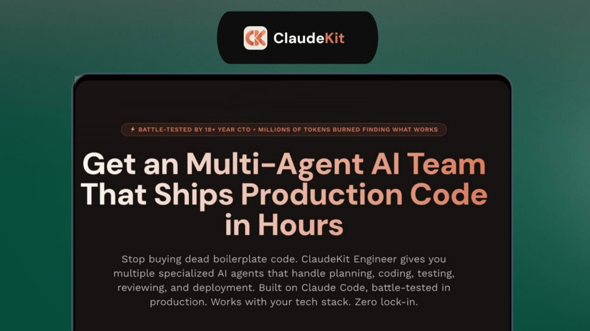 ClaudeKit Lifetime deal Featured Image