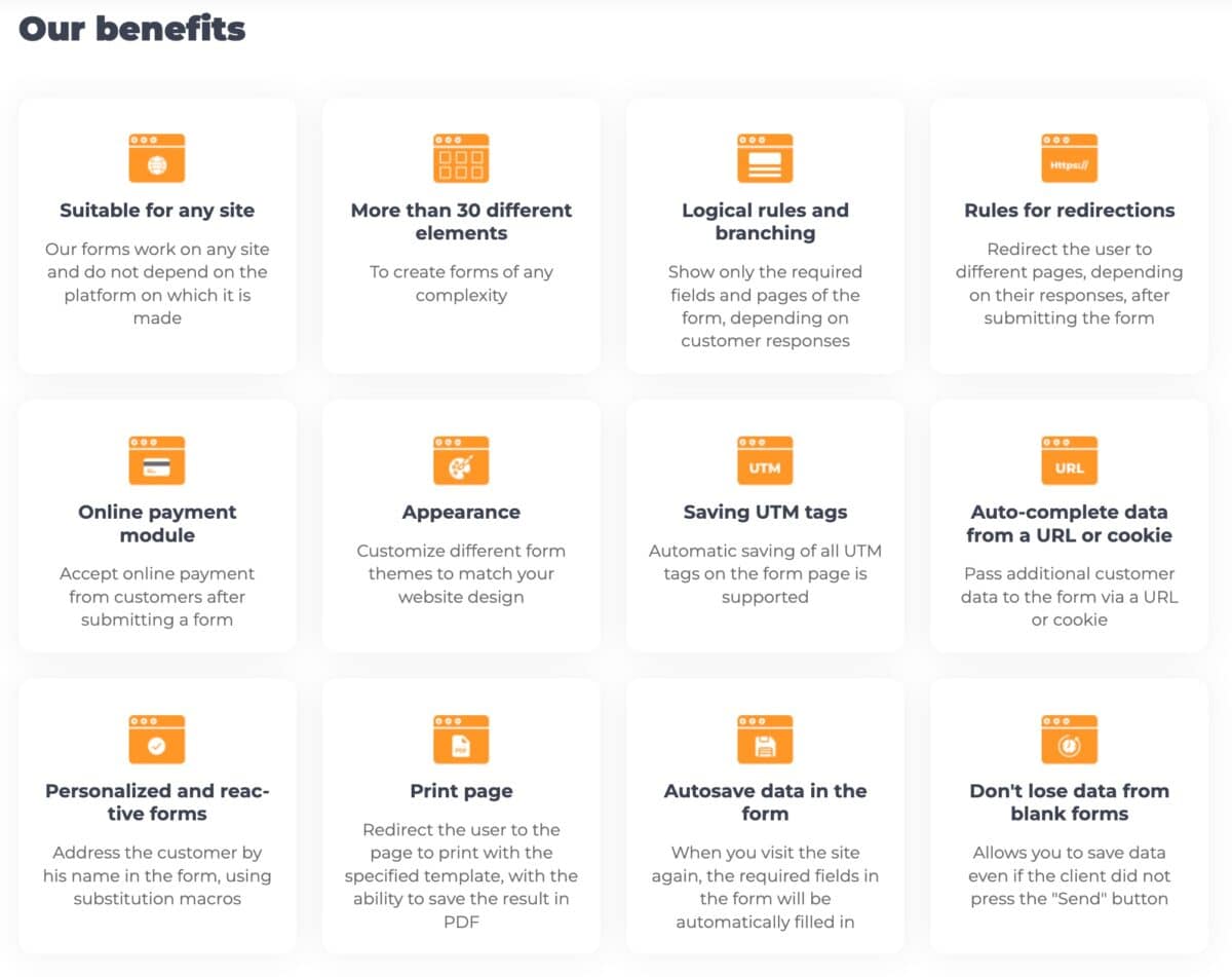 FormDesigner Benefits