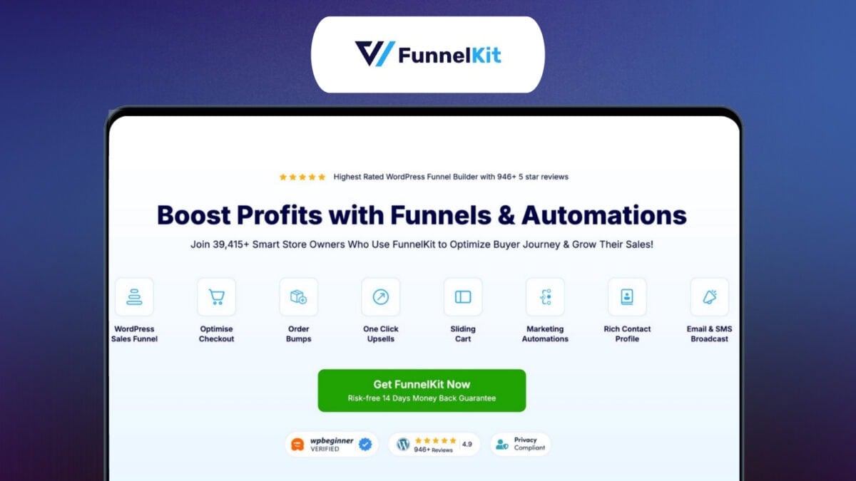 FunnelKit Lifetime deal Featured Image