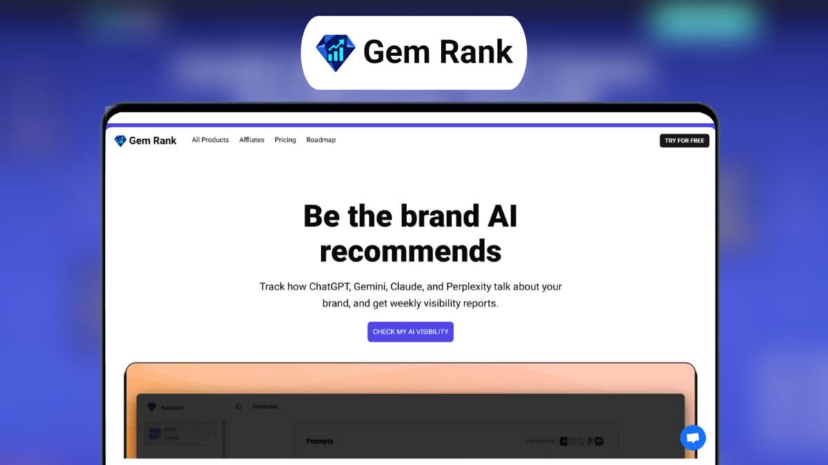 Gem Rank Lifetime Deal Featured