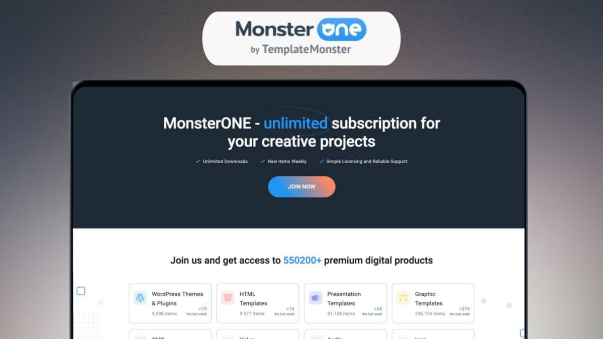 Monsterone by templatemonster