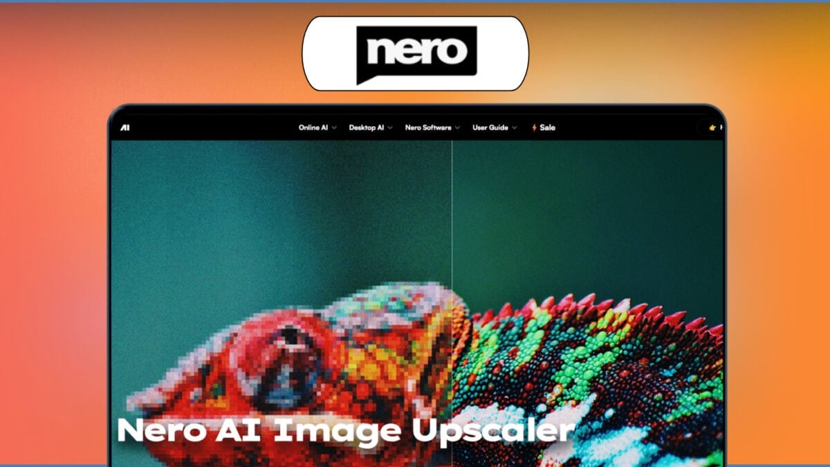 Nero AI Image Upscaler 2026 Lifetime Deal Image