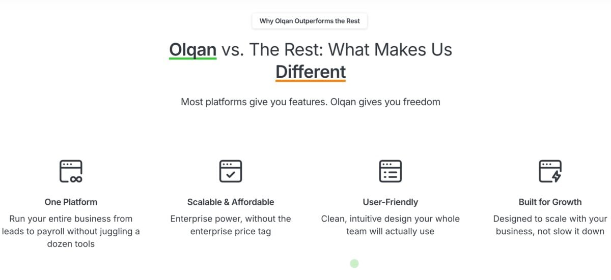 Olqan Comparison