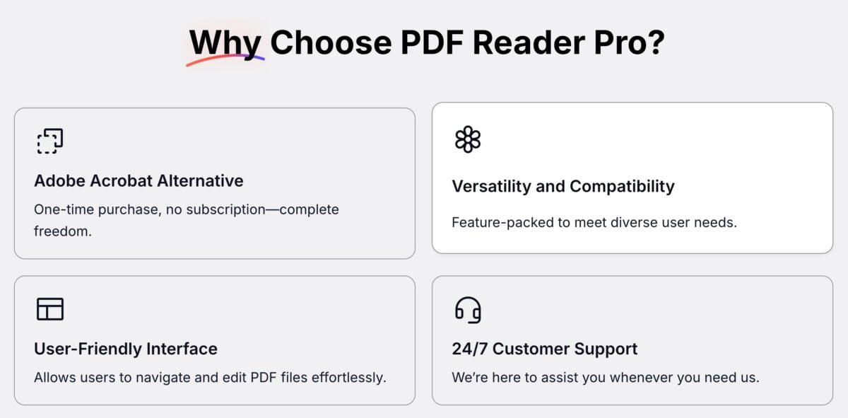 PDF Reader Pro Features