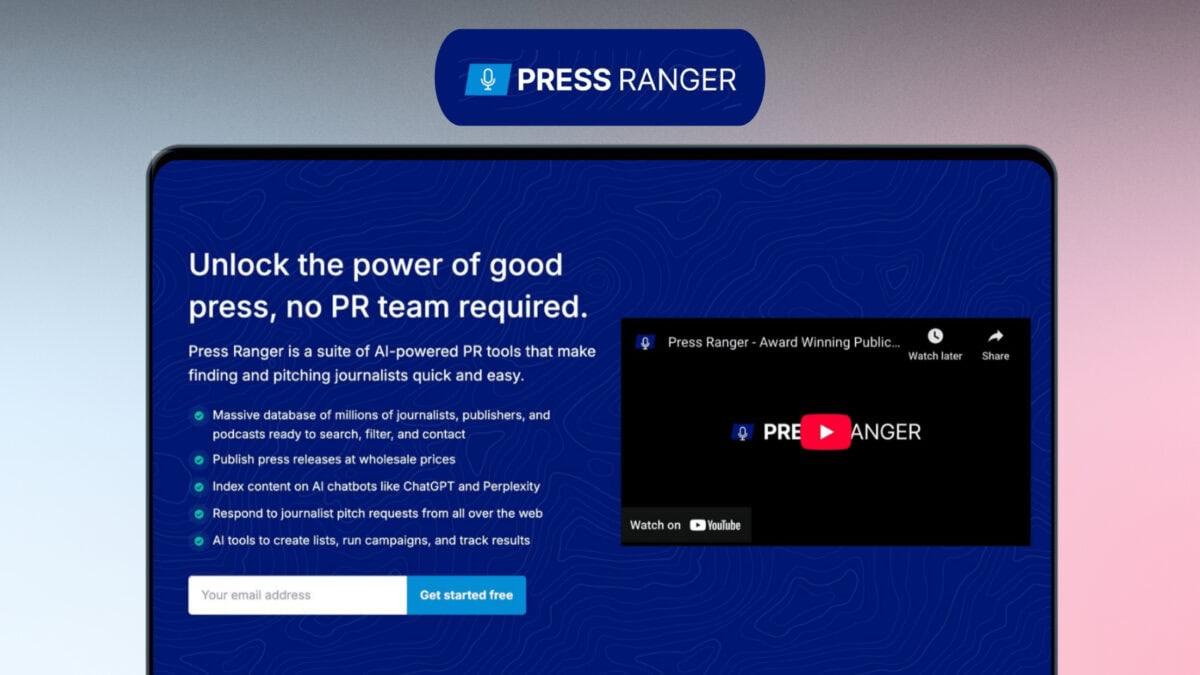 Press Ranger Lifetime Deal | AI-Powered PR Tool for Effortless Media Outreach
