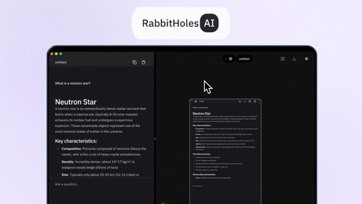 Rabbitholes AI featured image