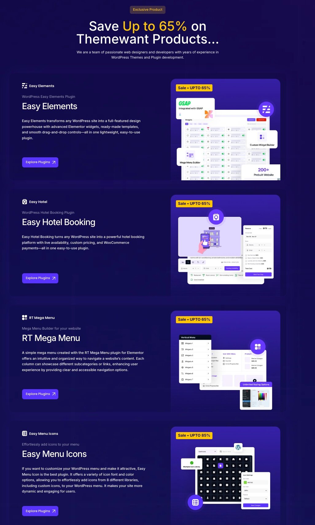 Themewants Bundle Features