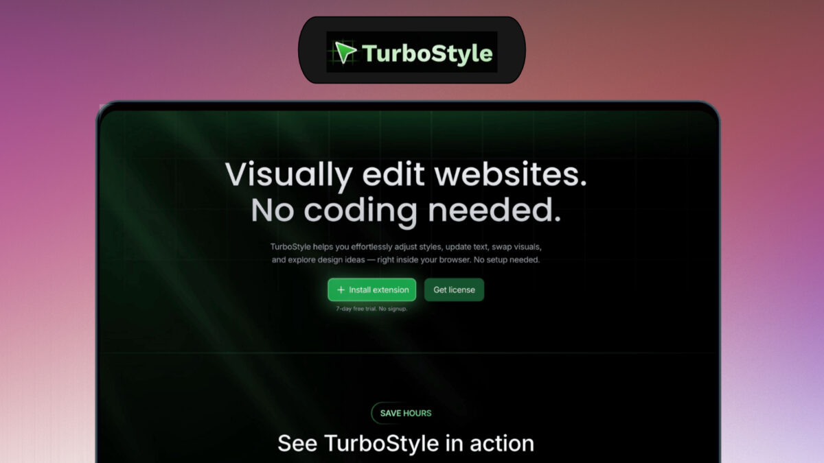 TurboStyle Lifetime Deal | Export Clean CSS & Tailwind