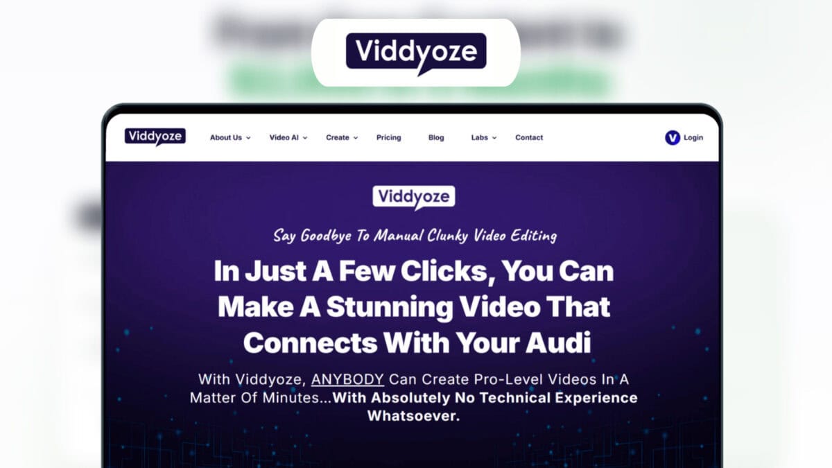 Viddyoze AI Lifetime Deal Featured