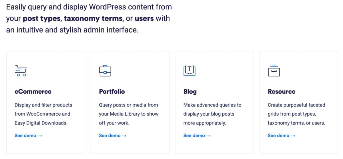 WP Grid Builder Use Cases