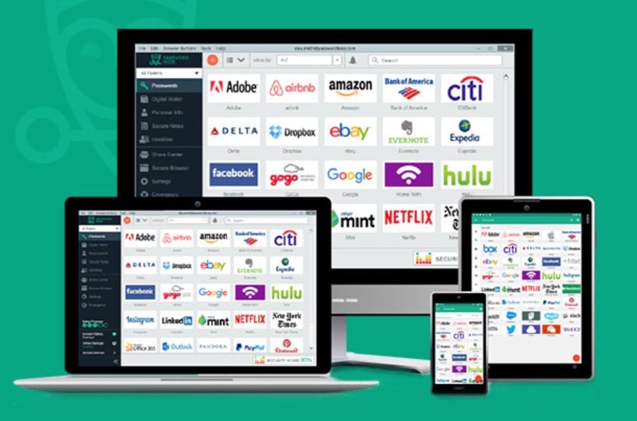 Password boss dashboard