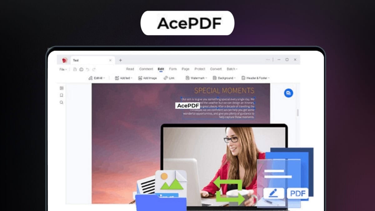 AceThinker PDF Converter Pro Lifetime Deal | OCR, edit & merge PDFs