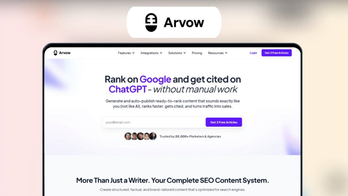 Arvow Lifetime Deal Featured