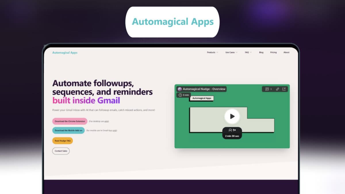 Automagical Nudge Lifetime Deal Featured