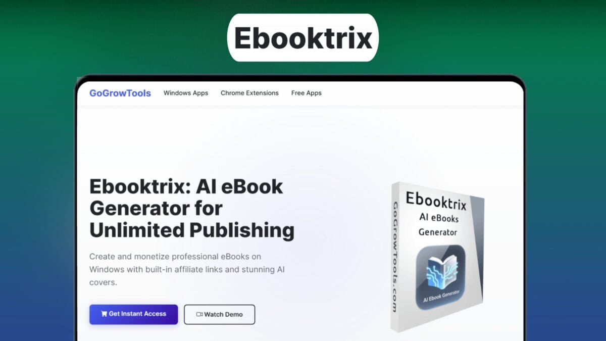 Ebooktrix Lifetime Deal image