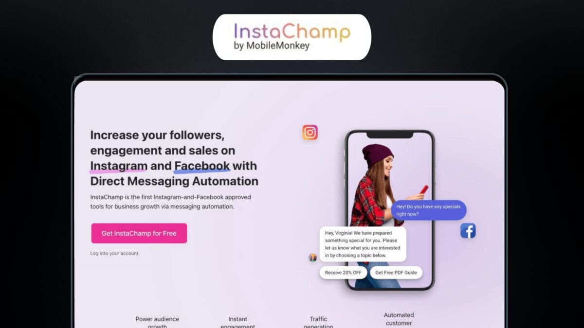 Instachmp Lifetime Deal Image