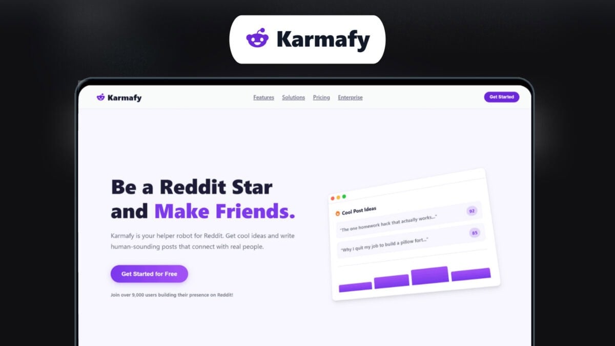 Karmafy Lifetime Deal 🚀 Helper Robot For Reddit