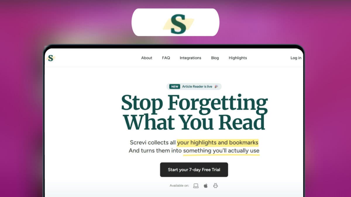 Screvi Lifetime Deal Image