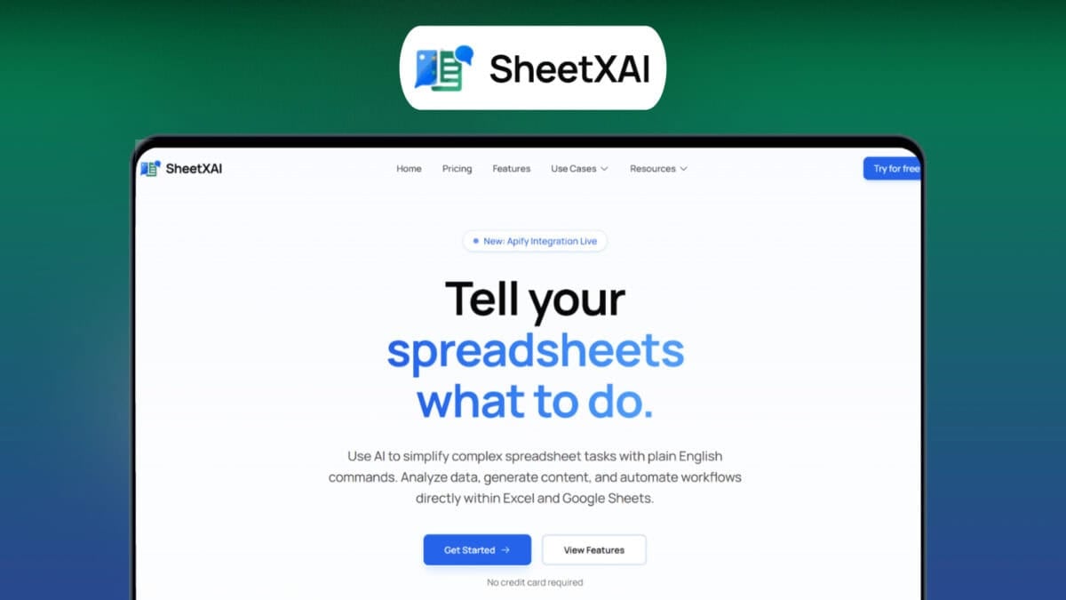 SheetXAI Lifetime Deal image