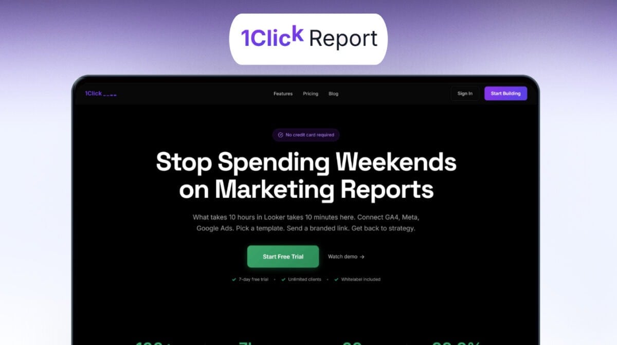 1ClickReport Lifetime Deal Featured