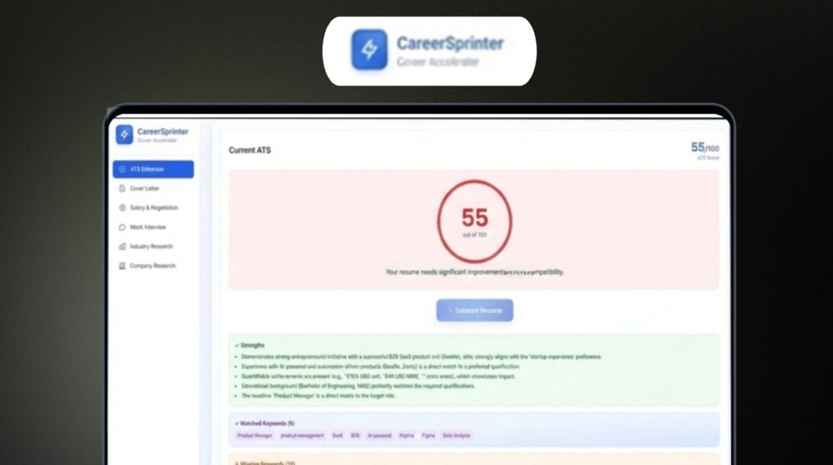 CareerSprinter Lifetime Deal | AI Resume & Interview Boost