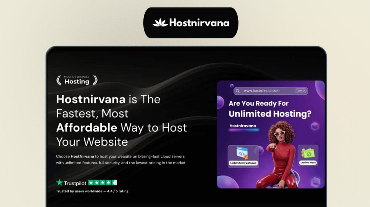 Hostnirvana Website Hosting Lifetime Deal | WordPress & WooCommerce