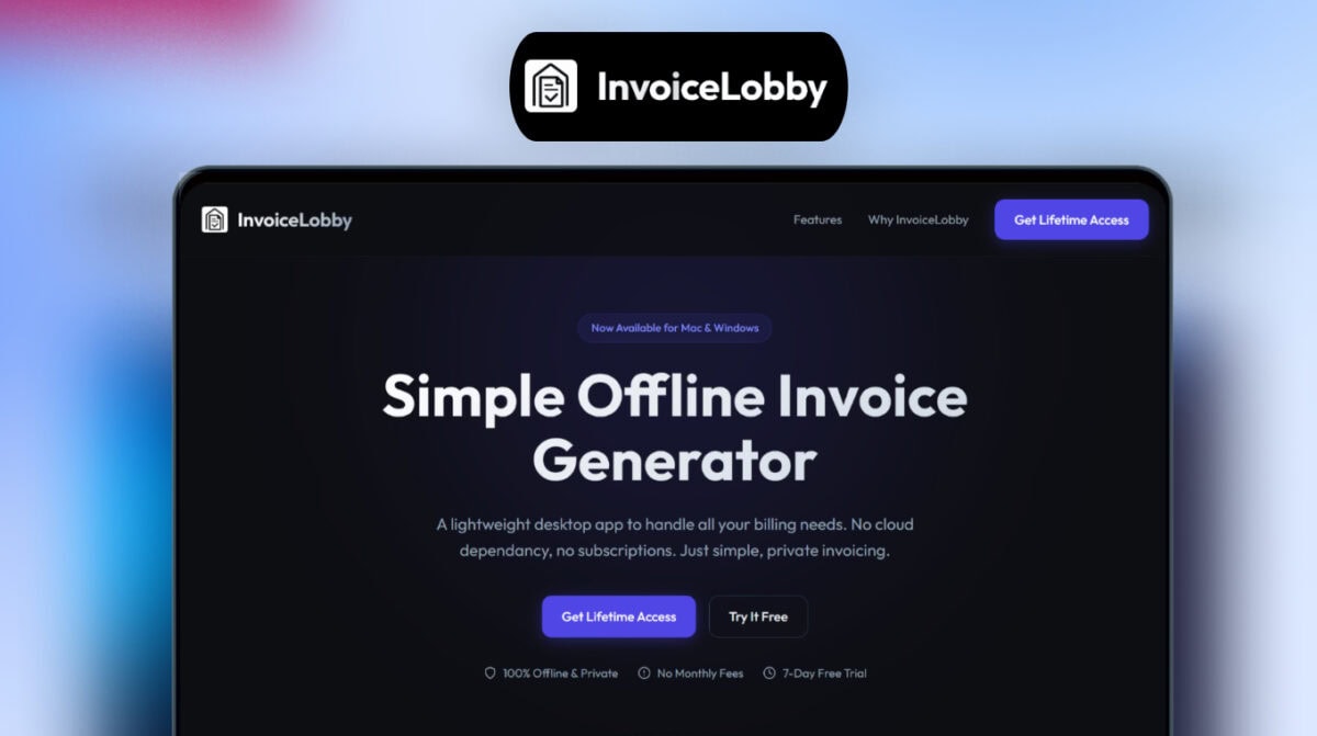 InvoiceLobby Lifetime Deal - Create and Send Professional Invoices