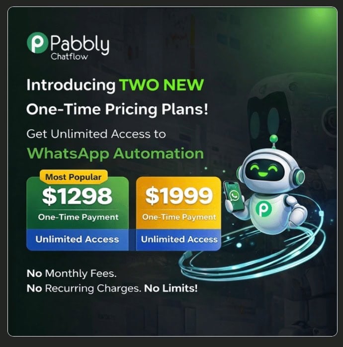 Pabbly Chatflow new plans