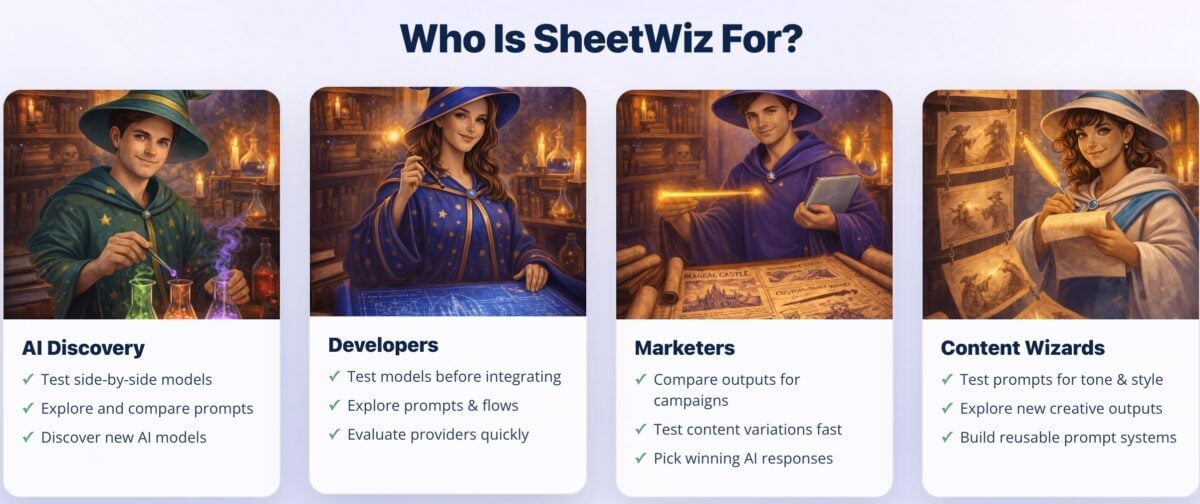 SheetWiz Use cases