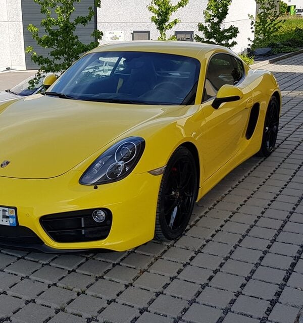 Porsche traitée Porsche avec une protection céramique