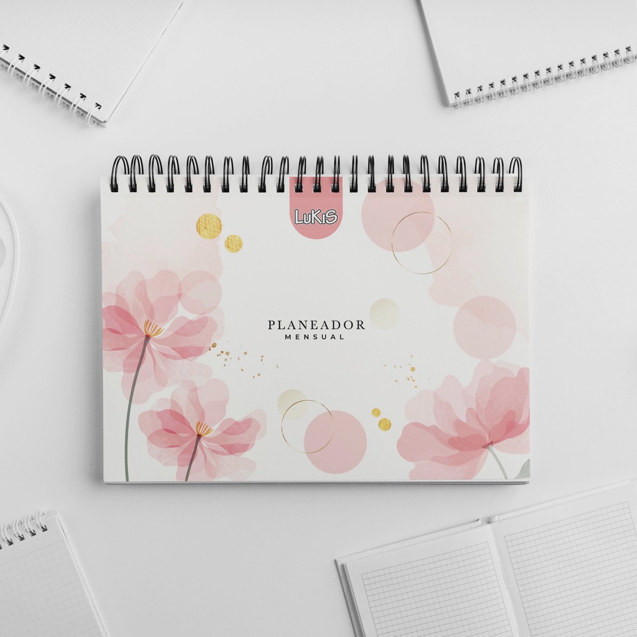 Planeador Mensual Flowers para Mujer Planeador Mensual Flowers para Mujer