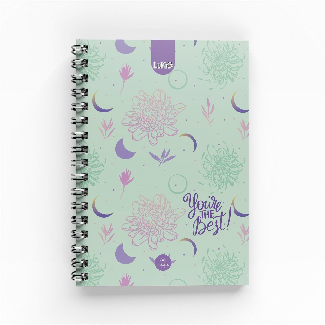 Cuaderno Argollado 1 Materia 80 hojas para mujer Flowers Cuaderno Argollado 1 Materia 80 hojas para mujer Flowers