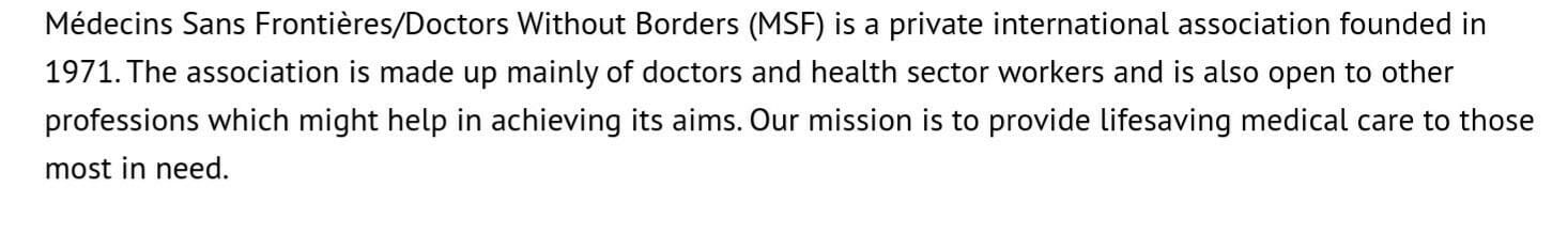 Volunteer Mission Statement for Motivation Letter Research