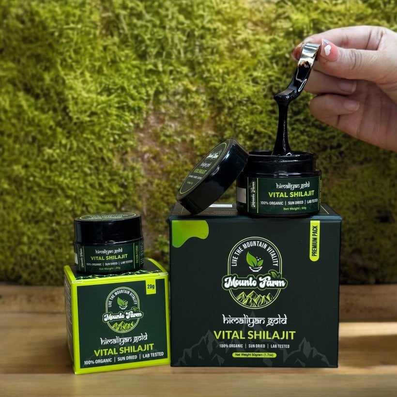 Pure Himalayan Shilajit - Mountofarm Shilajit Box