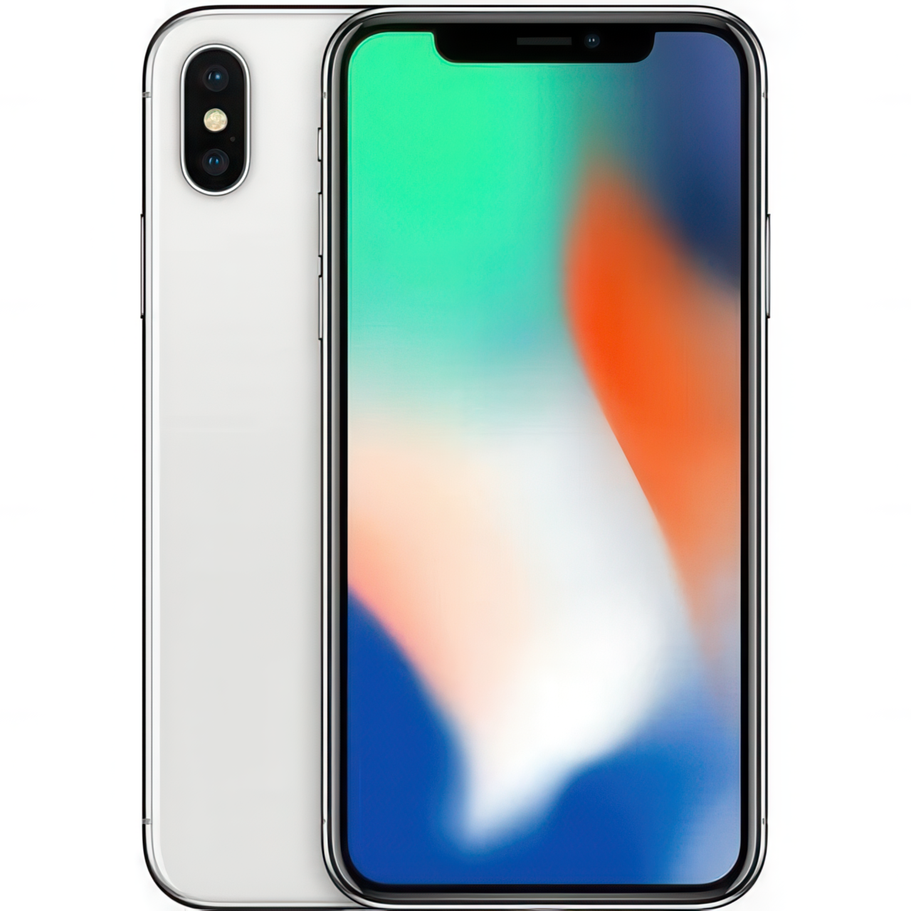 iPhone X 64GB Silver Jättebra skick Batteri 100% - Image 1