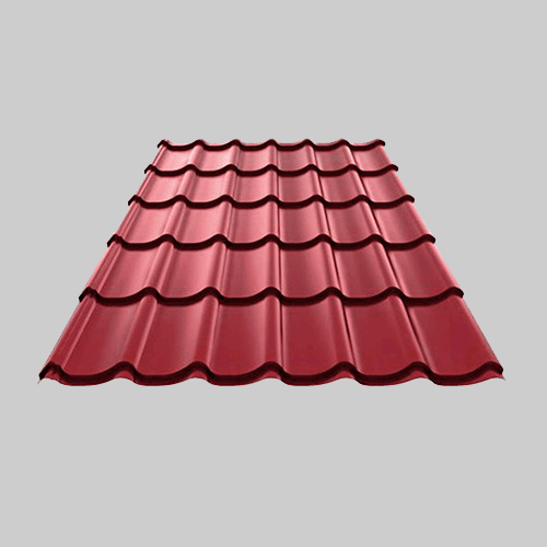 Țiglă metalică profnastil pentru acoperș Standmet monterrey visiniu inchis