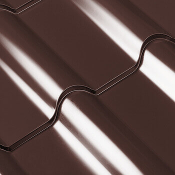 Țiglă metalică profnastil pentru acoperș Standmet banga maro