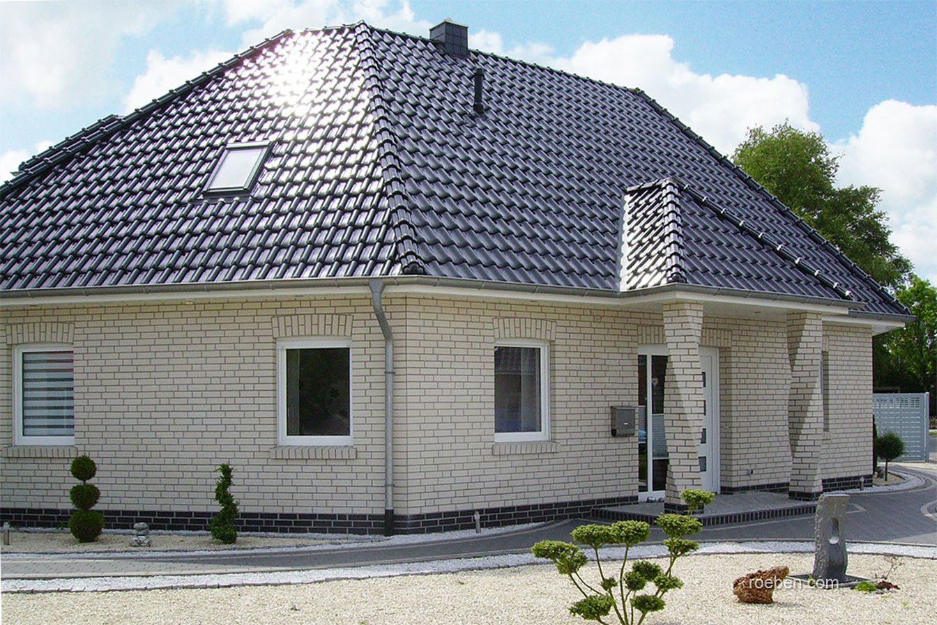 Tigla ceramica lux roben acoperis negru glazurat