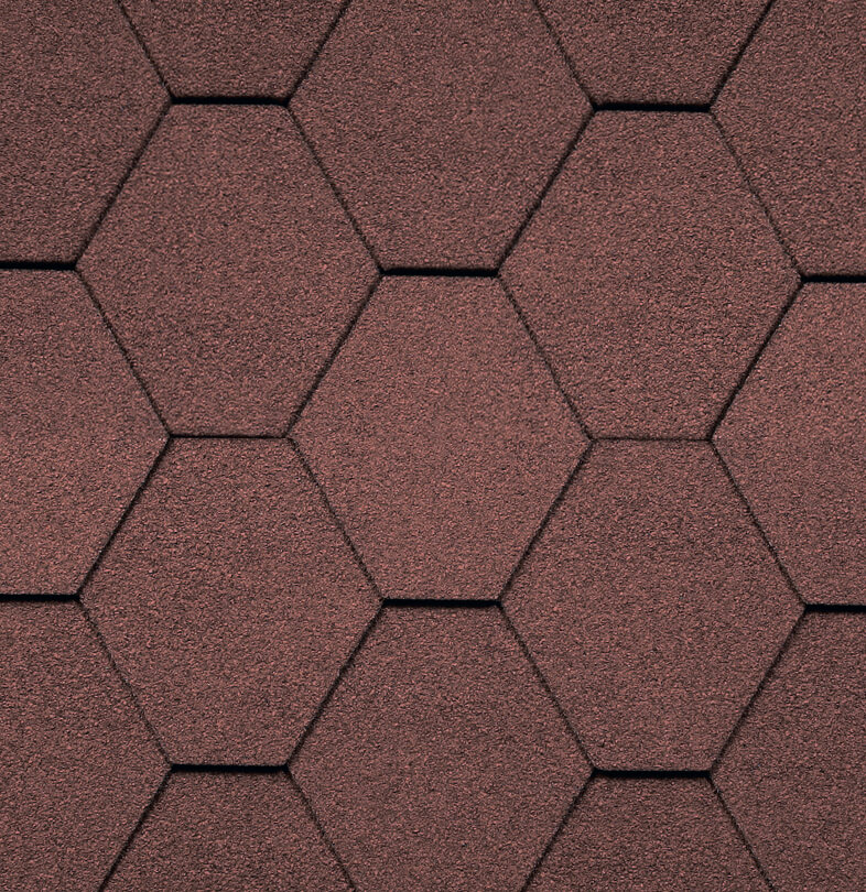 Șindrilă bituminoasă pentru acoperiș Kerabit K Red