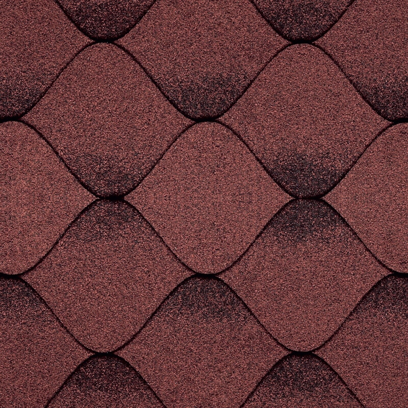 Șindrilă flexibilă pentru acoperiș Kerabit S Red